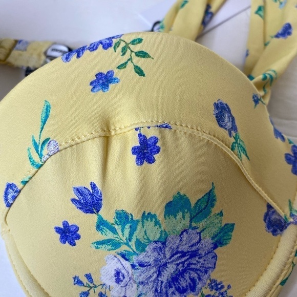 WeWoreWhat Golden Hour Floral Bikini - L - Picture 4 of 6